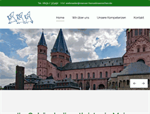Tablet Screenshot of mainzer-heinzelmaennchen.de